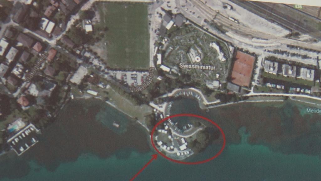 location titanic lago melide