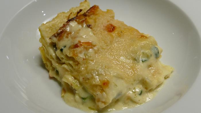 lasagnetta farcita al formaggio branzi e verdure