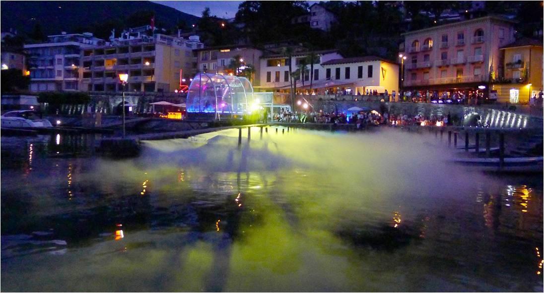 Seven ad Ascona di notte luglio 2017