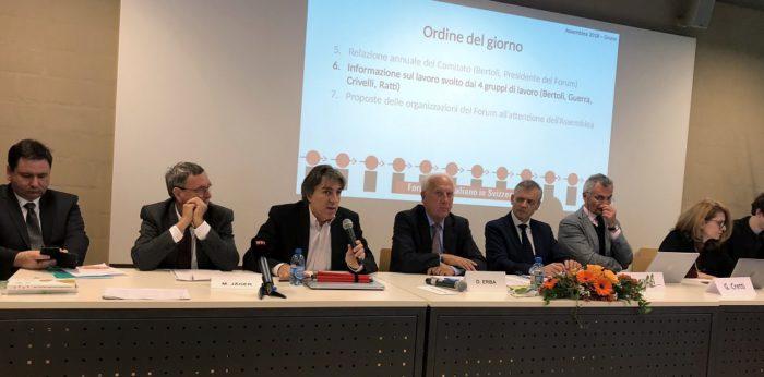 forum per l italiano con bertoli come relatore