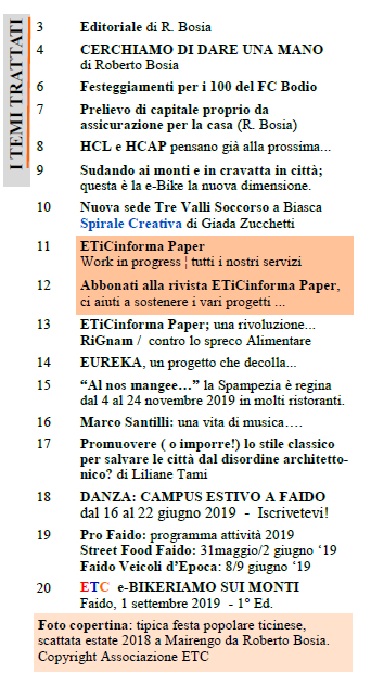 eticinforma paper maggio 2019 indice contenuto