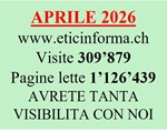 ETICINFORMA.CH ¦ I nostri numeri aggiornati mese aprile 2026!