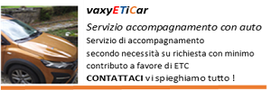 vaxiETiCar - servizio di accompagnamento con automobile
