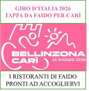 26 MAGGIO 2026 - ARRIVO DI TAPPA DEL GIRO D'ITALIA A CARÌ (FAIDO)