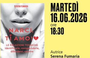 NARCI, TI AMO, presentazione libro a Mendrisio 16 giugno 2026